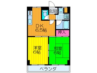 木島マンションの物件間取画像